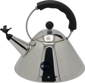Alessi 9093 Vannkoker Induksjon Rustfritt Stål 2L Svart Alessi 9093 Vannkoker Induksjon Rustfritt Stål 2L Svart