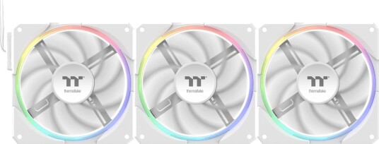 Thermaltake TS120 EX RGB 120mm Vifter 3-pakning Hvit Thermaltake TS120 EX RGB 120mm Vifter 3-pakning Hvit