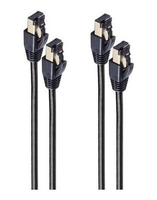 Shiverpeaks Bs08-41075-2 Nettverkskabel Svart 10 M Cat8.1 F/Ftp (Fftp) (Bs08-41075-2)