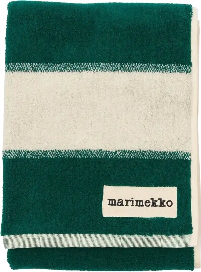 Marimekko Home Galleria Hand Towel 50X100Cm   Green   50X 100CM