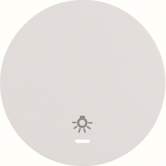 Hager 16212079 Vippearm For R.1 Og R.3 Enkel Vippe Hvit Symbol Lys