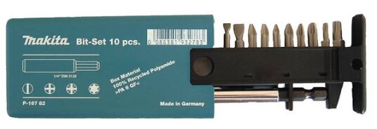 Makita Bitssett 11 Deler P-16782 Makita Bitssett 11 Deler P-16782