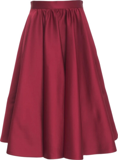 Max Mara Dame Skjørt Rød L, Max Mara Dame Skjørt Rød L,