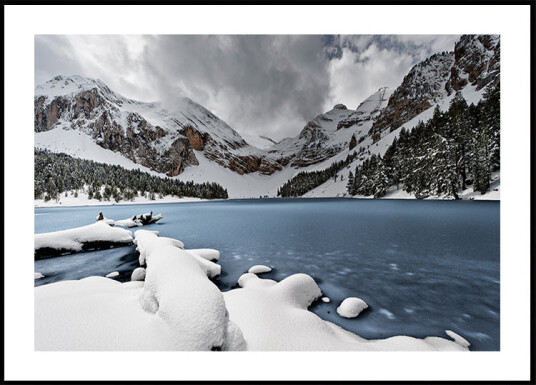 Last snowfall La Basa la Mora Plakat Plakat / 21x30cm