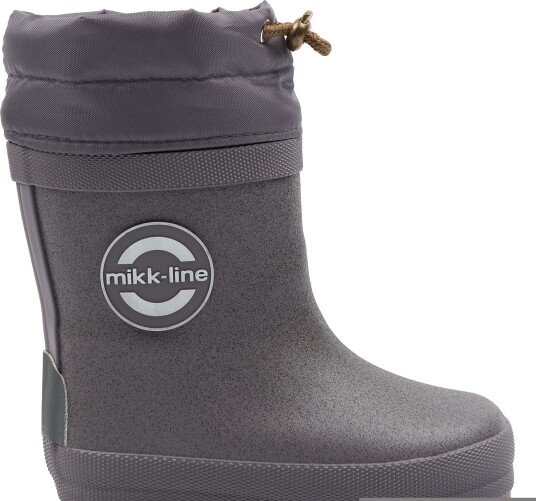 Mikk line Glitter Barefoot Fôrede Gummistøvler Shark 22