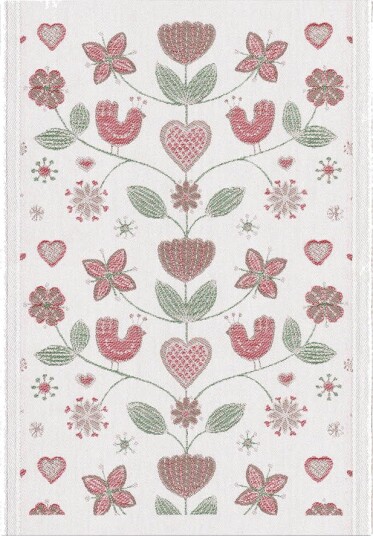 Ekelund - Fager håndkle 40x60 cm mørkerød Ekelund - Fager håndkle 40x60 cm mørkerød