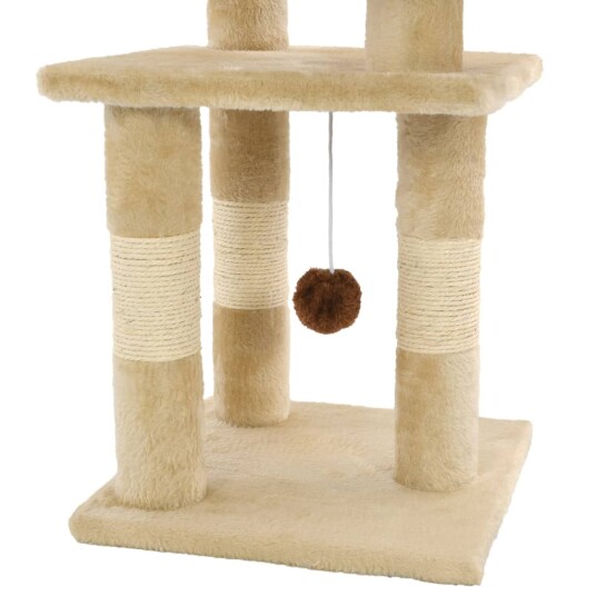 Vidaxl Kattetre Med Klorestolper I Sisal 65 cm Beige Vidaxl Kattetre Med Klorestolper I Sisal 65 cm Beige