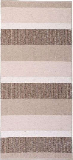 Plastmatter Horredsmattan Block metallic beige Størrelse: 150 x 200 cm