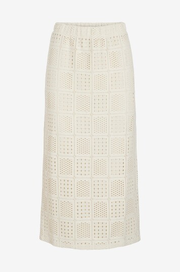 Vila - Skjørt viNovira HW Midi Skirt - Beige
