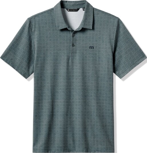 Travis Mathew Featherweight Trophy Golf pologenser herre Balsam Green Medium