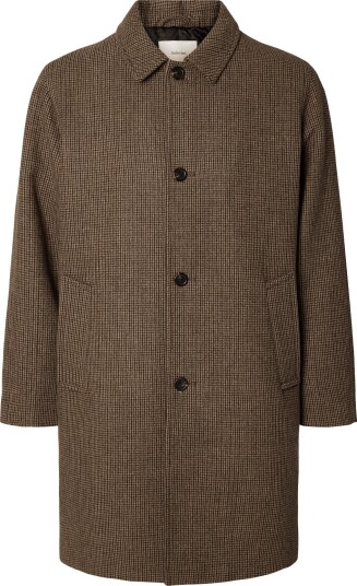 Selected Slmronnie Wool Blend Car Coat Noos Brown S