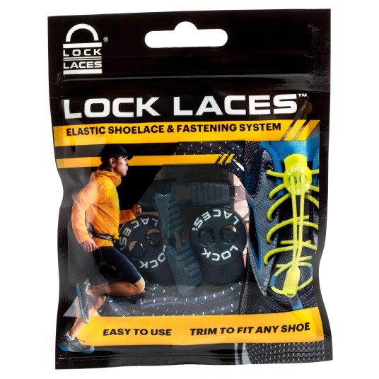 Lock Laces No Tie Shoelaces Dark Navy OneSize