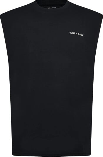 Björn Borg Borg Gym Sleeveless T Shirt BLACK BEAUTY L Björn Borg Borg Gym Sleeveless T Shirt BLACK BEAUTY L