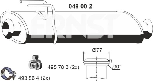 ERNST 048002 Midtre lydpotte ERNST 048002 Midtre lydpotte
