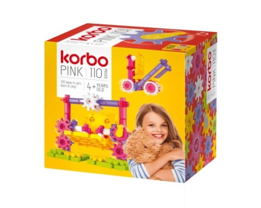 Korbo Pink 110 Girsett 4 År 110 Stykker