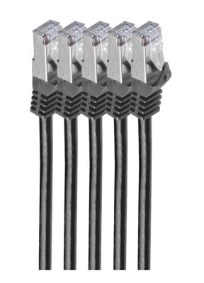 Shiverpeaks Bs75511-S-Set5 1 M Cat7 S/Ftp S-Stp Rj-45 Rj-45 Sort