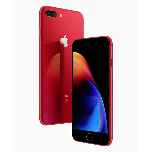 Apple iPhone 8 Plus 64GB Rød Mobiltelefon med Retina HD-skjerm