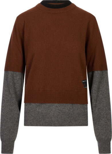 Marni Dame Strikkevarer Brun XS,