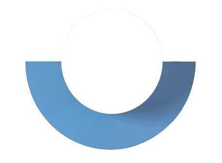 Swedish Ninja - Candy Little Circle 180 S Vegglampe Scandi Blue Swedish Ninja
