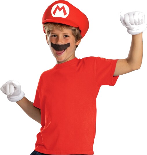 Super Mario Tilbehørssett for Barn - One size