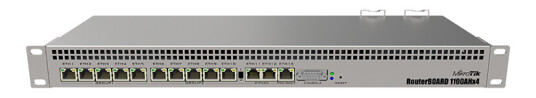 Mikrotik Rb1100ahx4, Ethernet Wan, Gigabit Ethernet, Aluminium