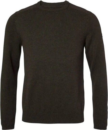 Chevalier Men"s Milford O Neck Wool Pullover Antler Brown XL