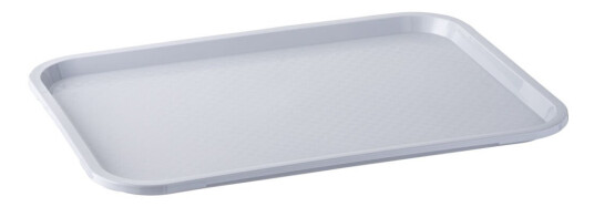 APS Fast Food brikke; 53x32.5x2 cm LxBxH; Grå; Rektangulær