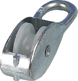 Blokk enkel aluminium   10 mm   50 mm