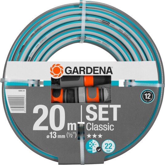 Gardena 18008 20 Classic Hageslange med koblinger 1/2" 20 m