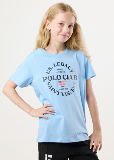 Saint Vincent Alabama Tee Jr Lt Blue 110/116 T-Shirts