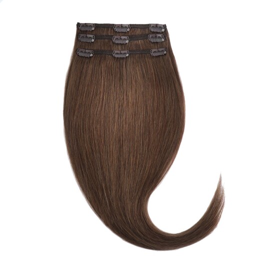 Rapunzel of Sweden Clip-on set 3 pieces 30 cm 5.0 Brown Rapunzel of Sweden Clip-on set 3 pieces 30 cm 5.0 Brown