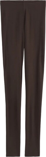 Lindex Leggings In Merino Wool DARK BROWN S