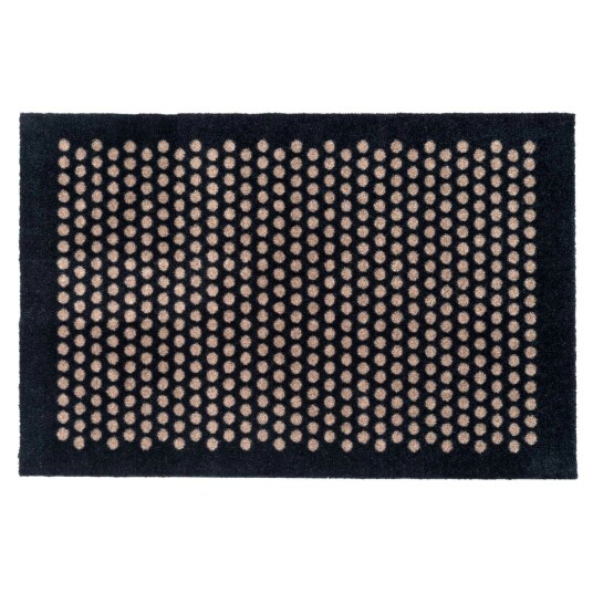 tica copenhagen Dot dørmatte Black-sand, 60 x 90 cm tica copenhagen Dot dørmatte Black-sand, 60 x 90 cm