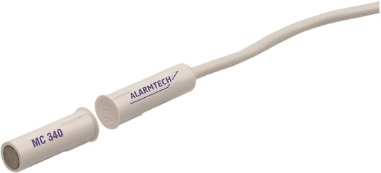 Alarmtech MC 340-10 Magnetkontakt 1 Åpen Kontakt 10 M Kabel