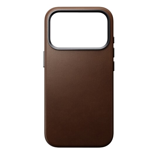Nomad Traditional MagSafe Skinnetui til iPhone 17 Pro - Brun
