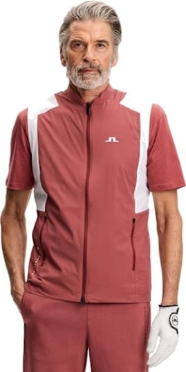 J.Lindeberg Jacs Zip Vest Herre Apple Butter S