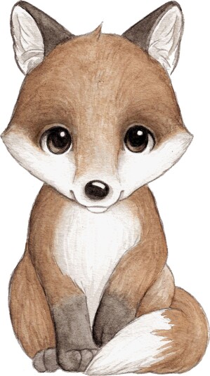 Stickstay Flurry The Fox Veggklistremerke