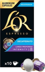 L"OR | Lungo Profondo Koffeinfri 10 kapsler til Nespresso®