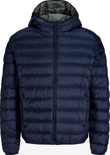 Jack & Jones   Dun jakke jjeBerg Light Down Puffer Hood   Blå