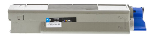 inkClub TOV100 Tonerkassett, erstatter Oki 44315307, cyan, 6.000 sider