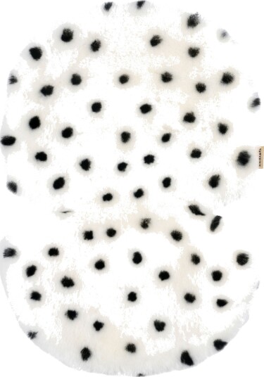 BINIBAMBA Sheepskin Sittepute Fixed Harness Dalmation