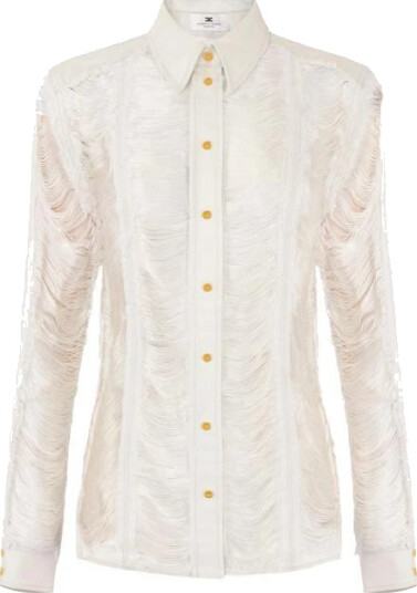 Elisabetta Franchi Dame Bluser & Skjorter Beige S, Elisabetta Franchi Dame Bluser & Skjorter Beige S,