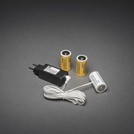 Batteriadapter   Erstatter 3xC Batteri