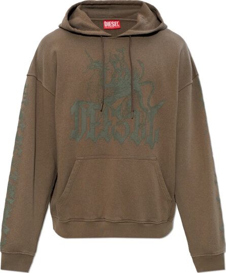 Diesel Herre Gensere & Hettegensere Brun L,