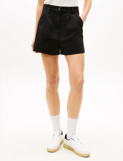 Tommy Jeans Tjw Claire Hr Pleated Shorts Black 30
