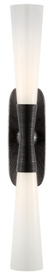 Utopia 32" badrumsbelysning dubbel Aged Iron Utopia 32" badrumsbelysning dubbel Aged Iron