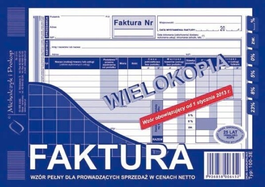Netto Faktura A5 Full Flere Kopier Michalczyk I Prokop
