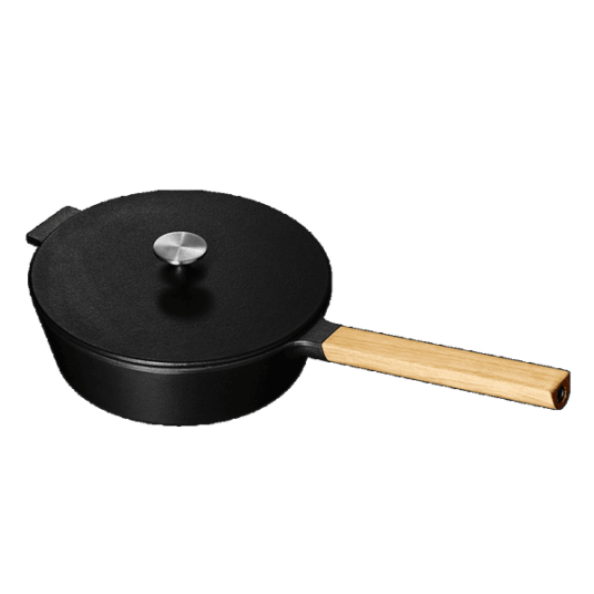 Morsø sauterpanne med lokk 25 cm Svart Morsø sauterpanne med lokk 25 cm Svart
