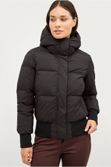 Áhkká   Skijakke Gold Down Ski Rib Jacket   Svart
