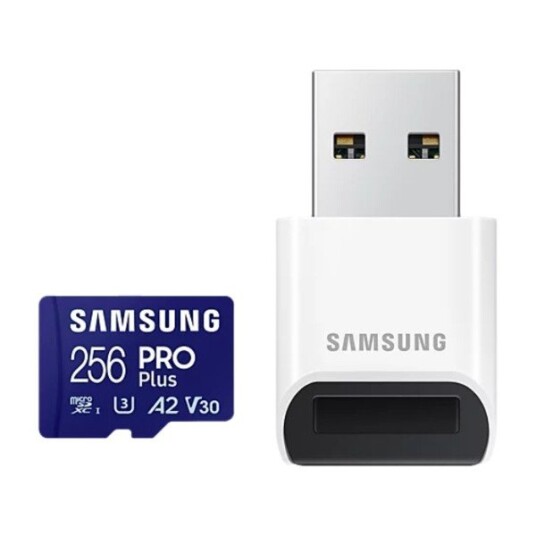 Samsung PRO Plus MB-MD256SB - flash memory card - 256 GB - microSDXC UHS-I